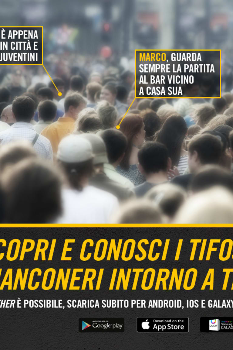 JuventusTogether, trova i bianconeri intorno a te