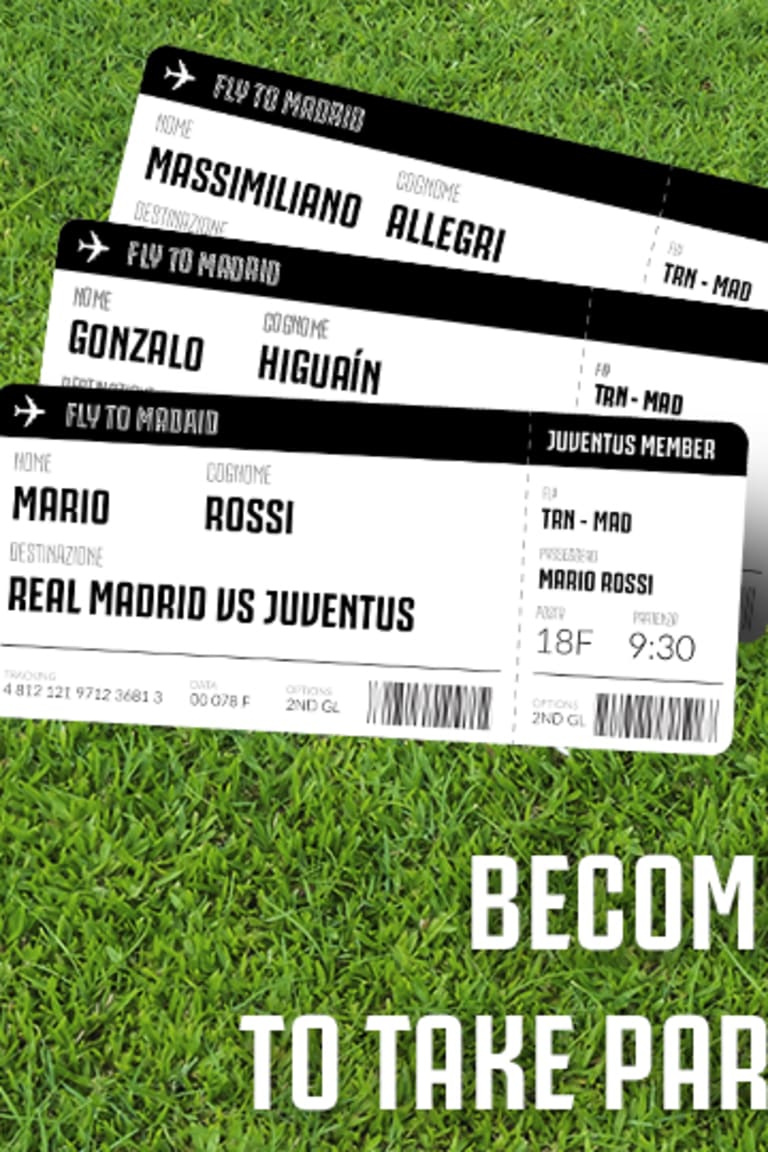 Fly To Madrid for Real-Juve!