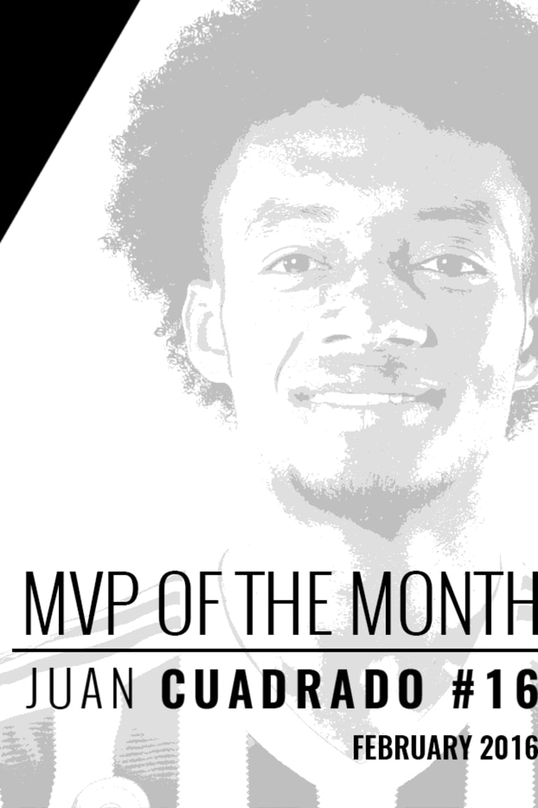 Cuadrado scoops MVP award for February