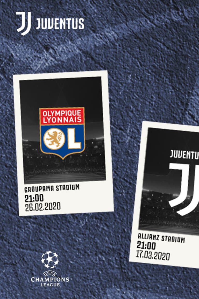 Juve to play Lyon in Champions League Last 16!