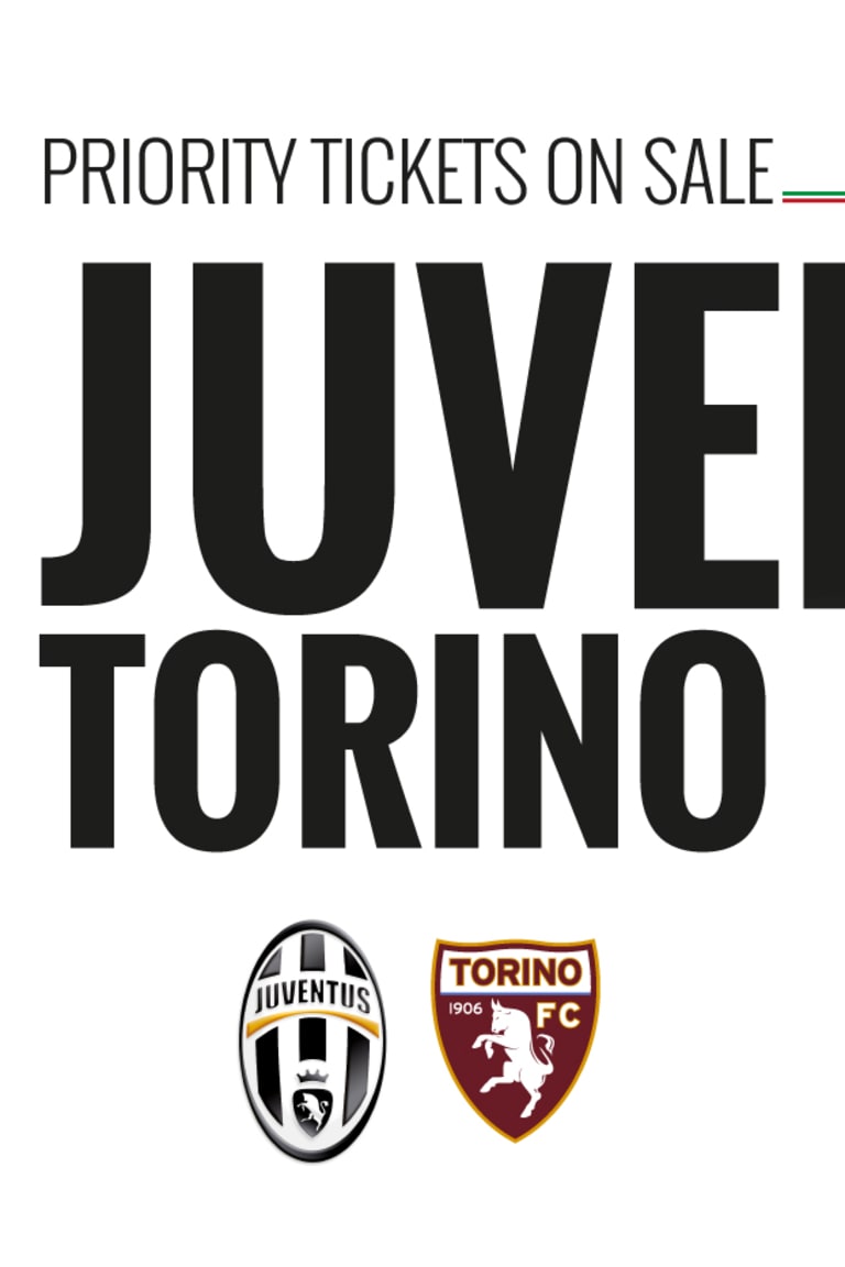 Priority ticket info for Turin derby