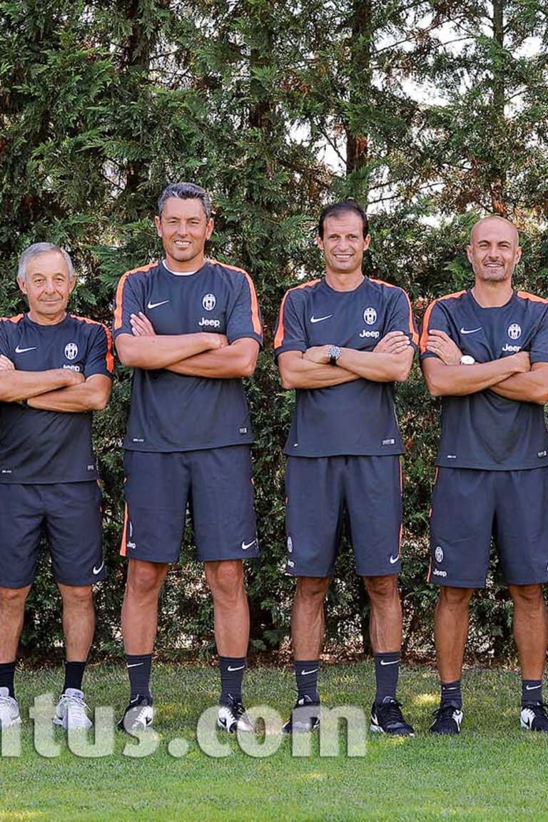 Allegri's backroom staff unveiled