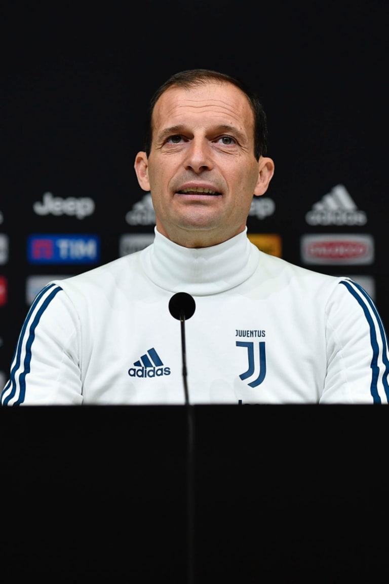 Allegri: «Una partita importante, non decisiva»