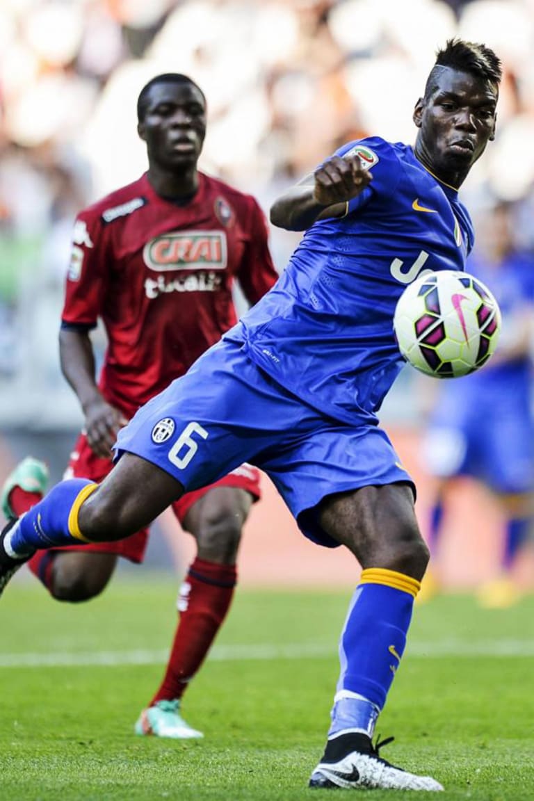 Pogba strikes comeback goal in draw with Cagliari