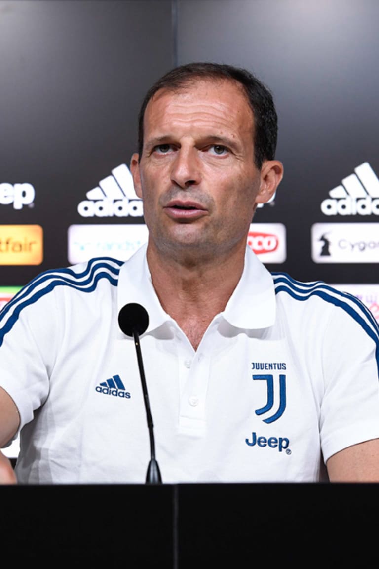 La conferenza stampa di Massimiliano Allegri