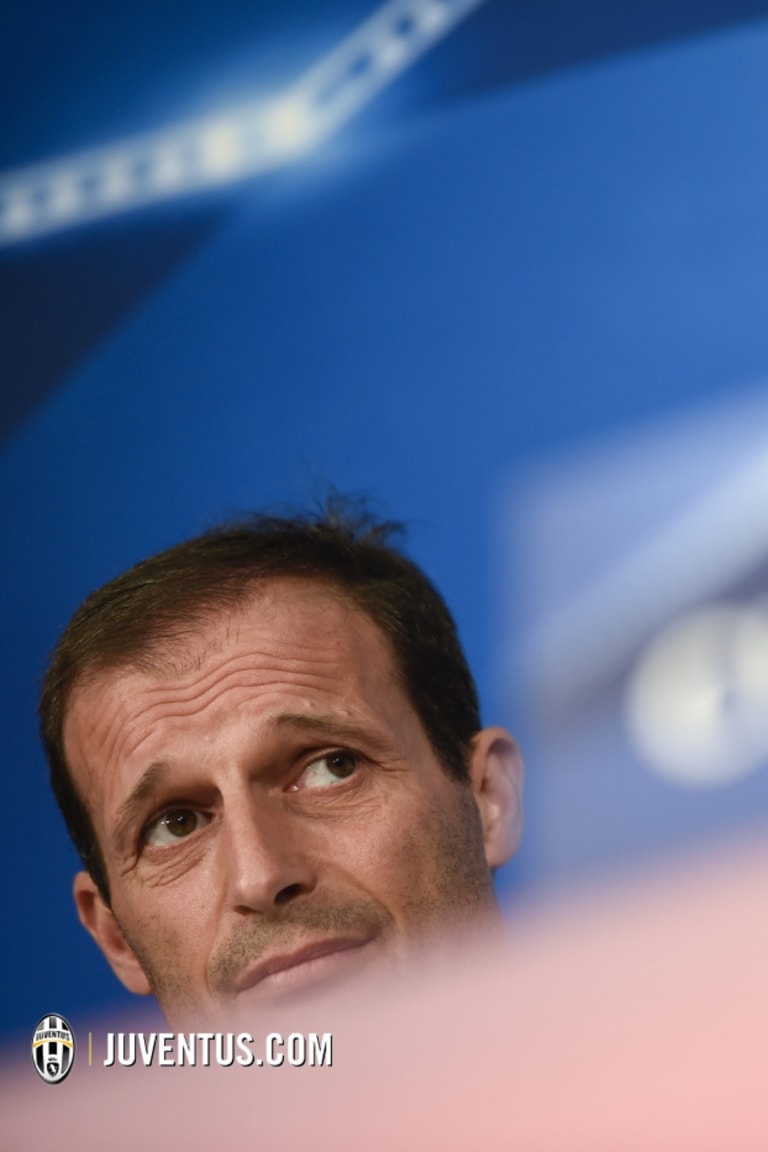 Allegri: «Domani non serve pensare, è tempo di fare»