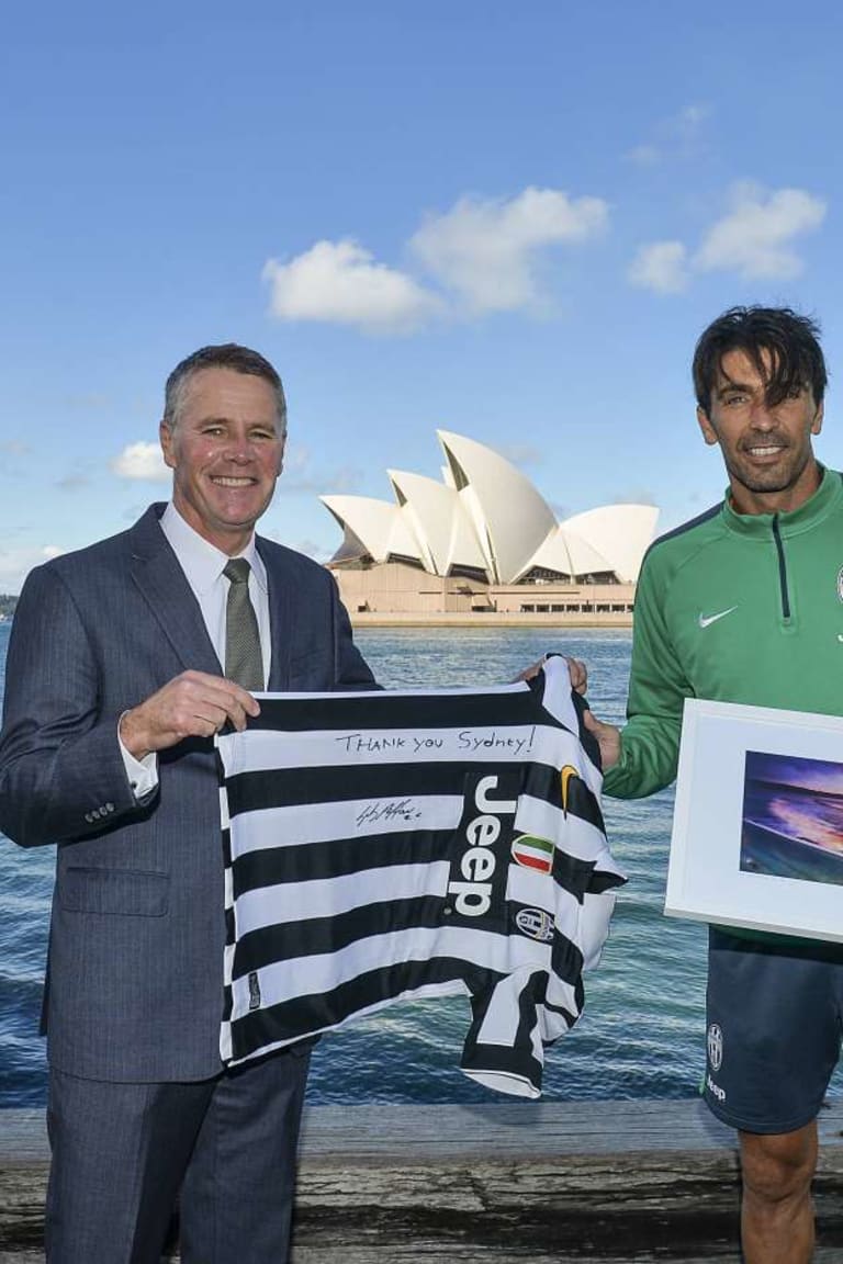 Bianconeri ambassador Buffon thanks Sydney