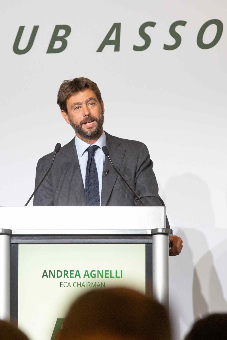Andrea Agnelli re-elected as President of the ECA