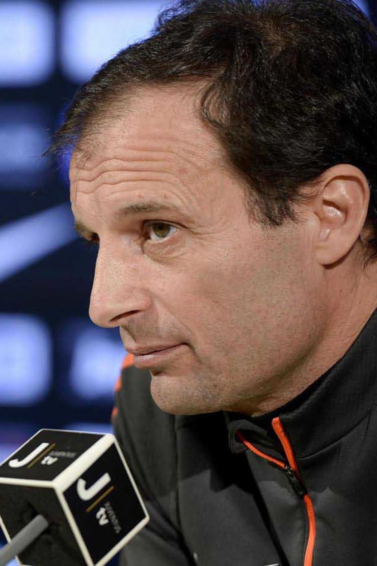 Allegri: “We’ll need to be at the races”