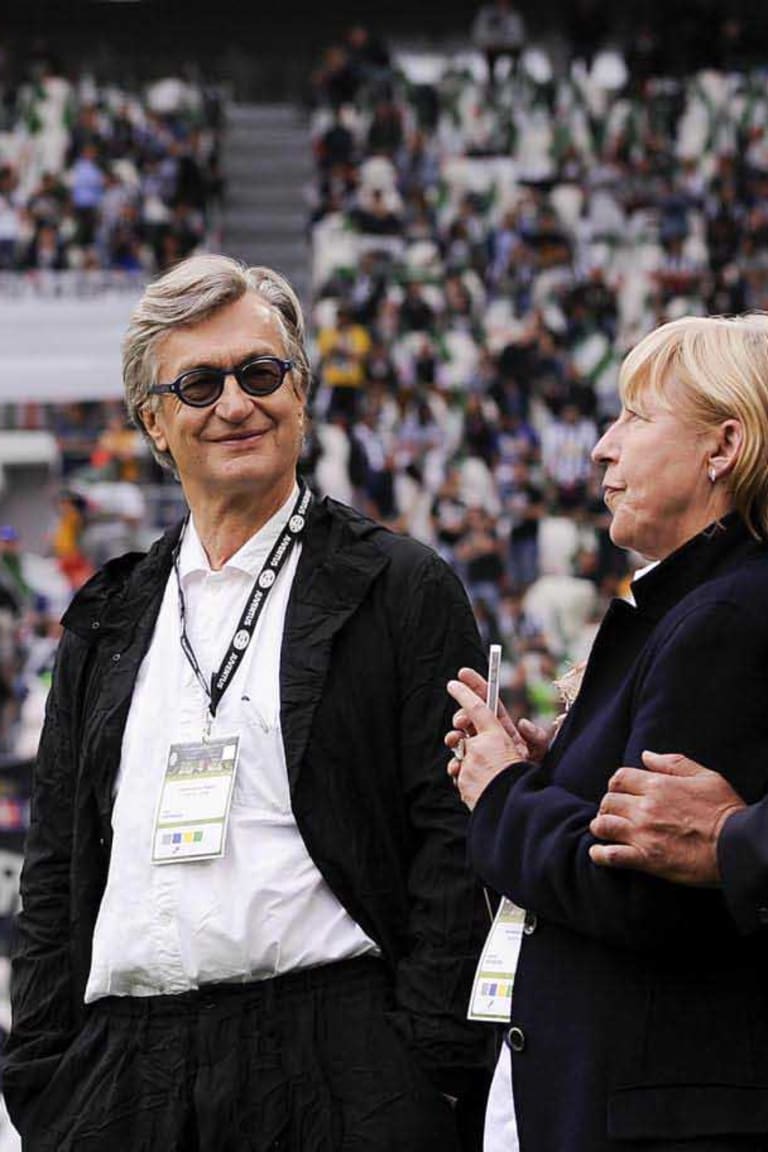 Wim Wenders attends J-Stadium send off