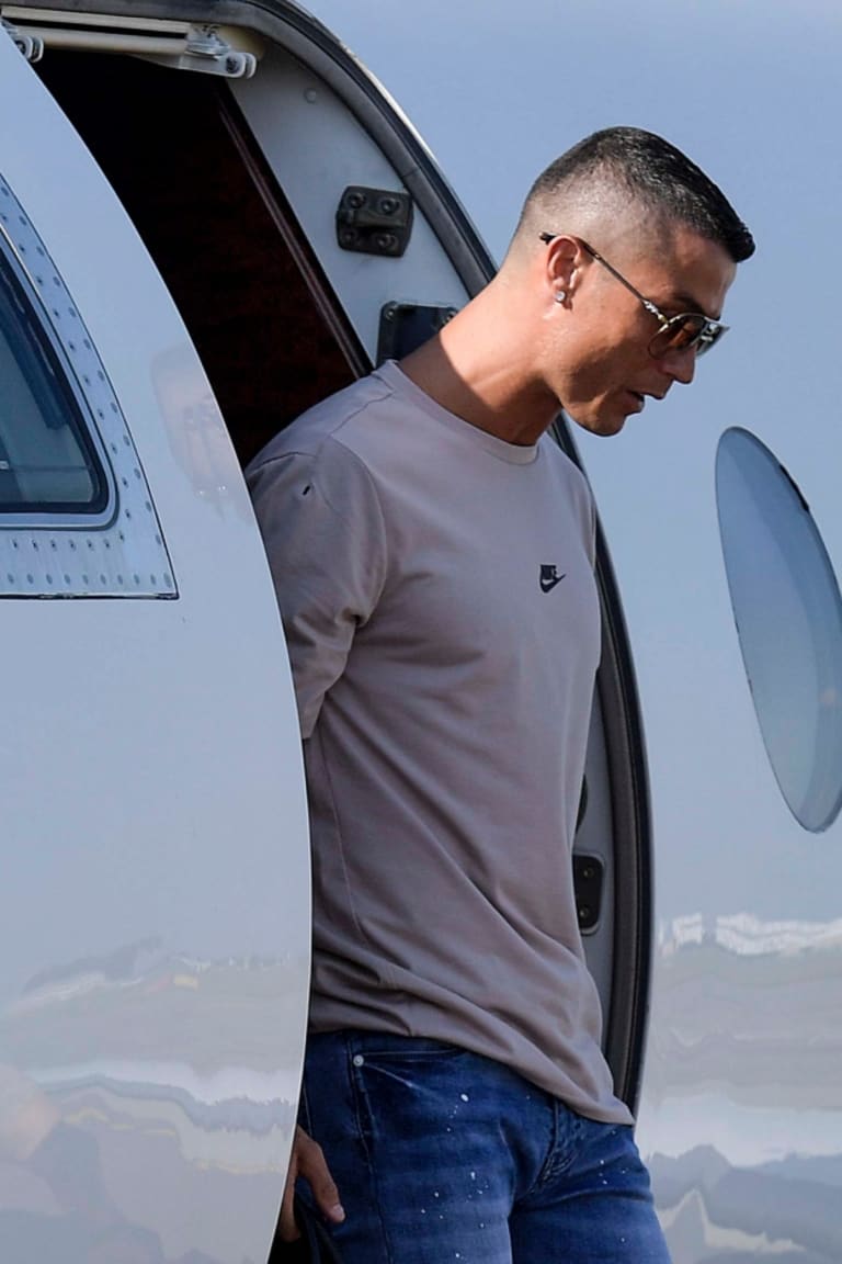 Cristiano Ronaldo is in Turin! 