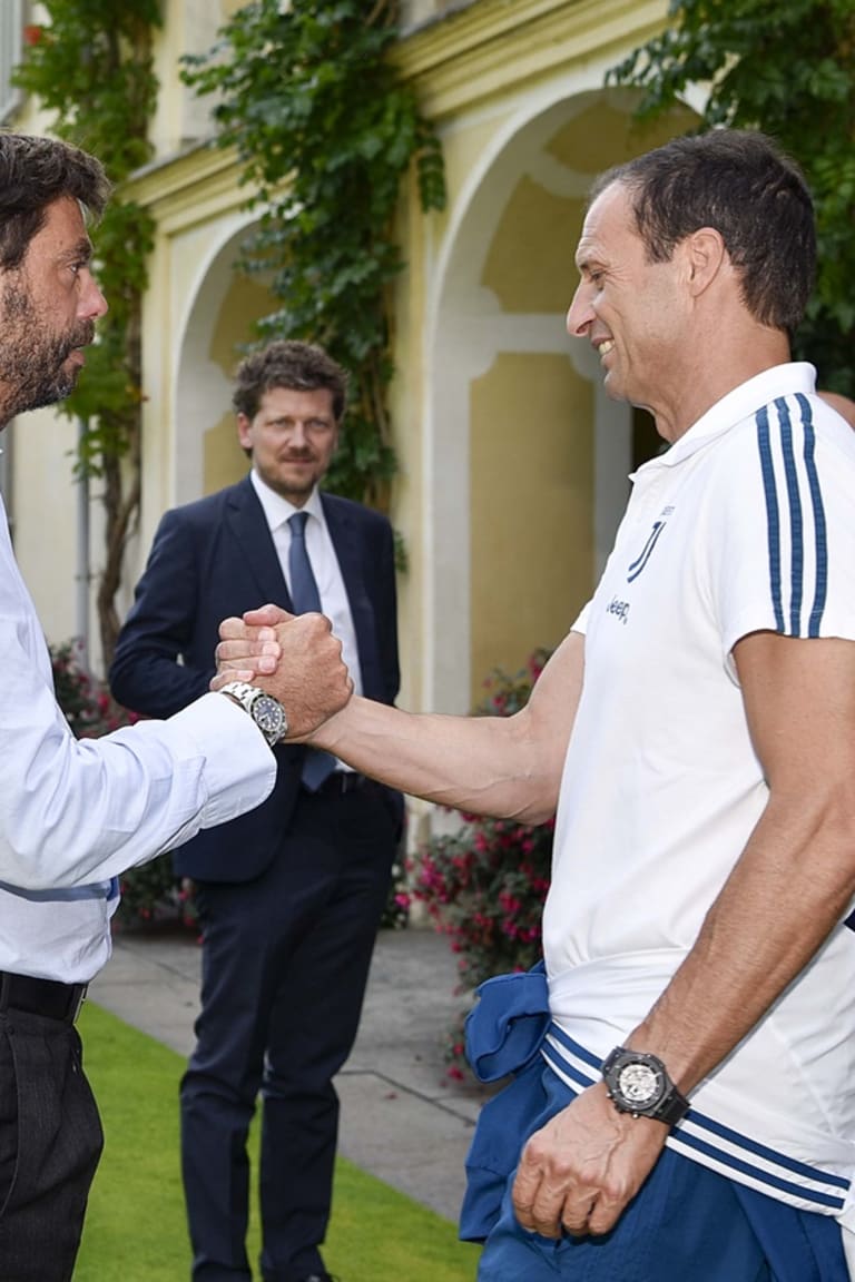 Visita a Villa Agnelli per la Juventus