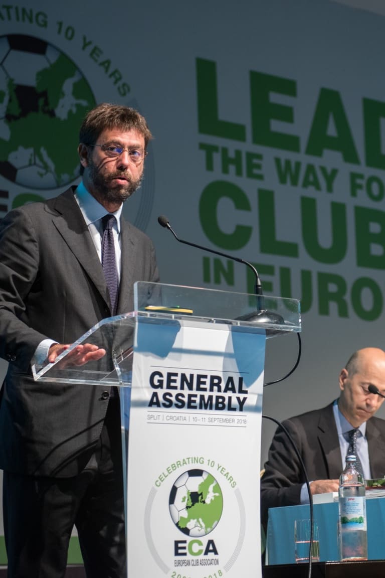 Andrea Agnelli: "From now until 2024, football will evolve in many important directions"