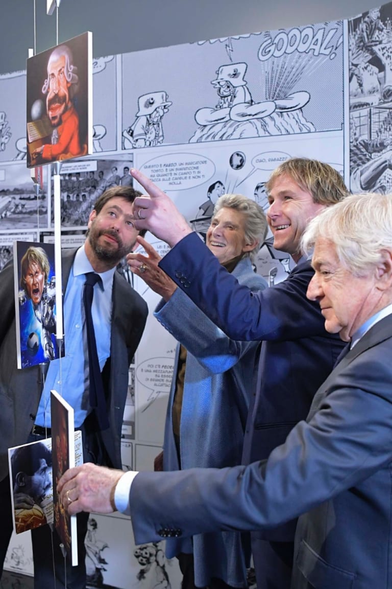 "Gulp! Goal! Ciak! Calcio e Fumetti" Inaugurata la mostra allo Juventus Museum