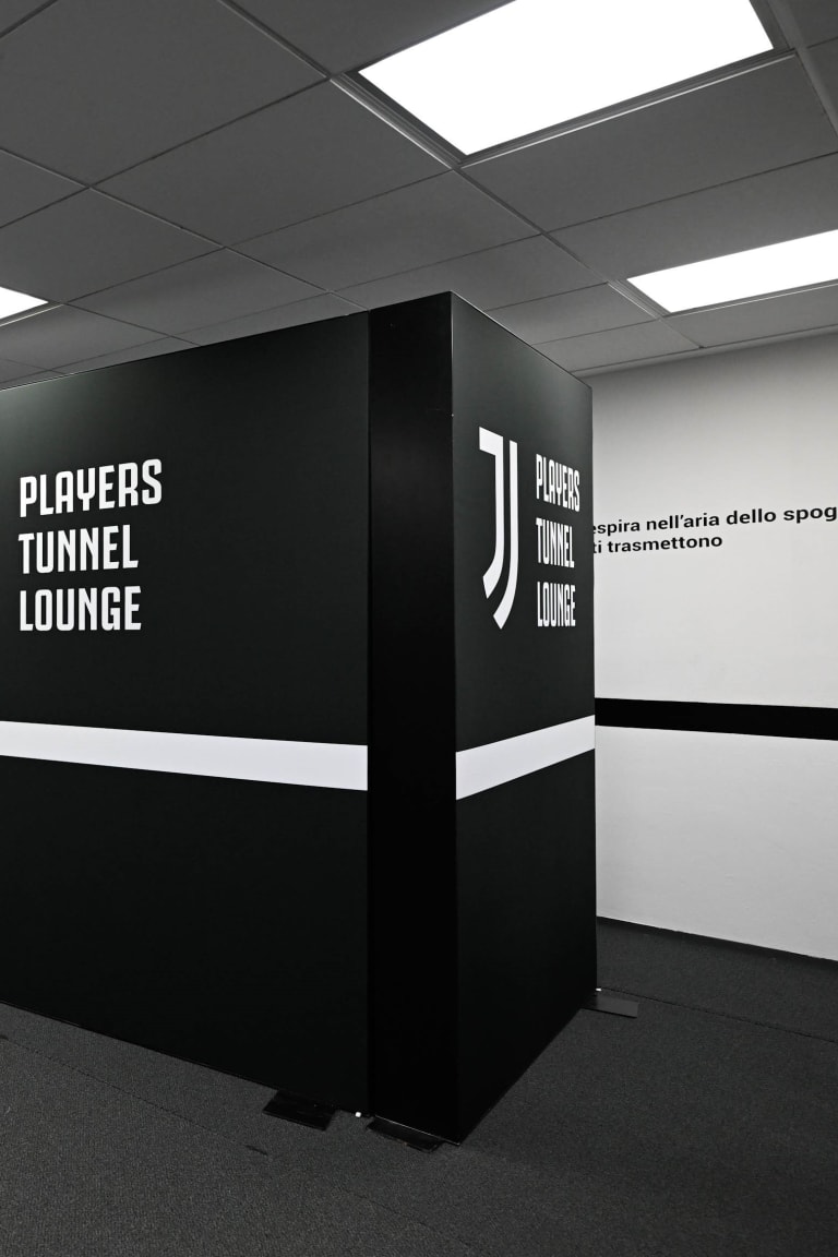“Players Tunnel Lounge”: the new call room at the Allianz Stadium!