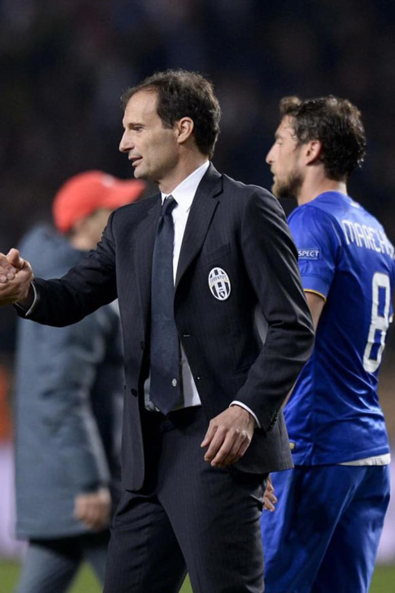 Allegri lauds his troops after reaching UCL semis