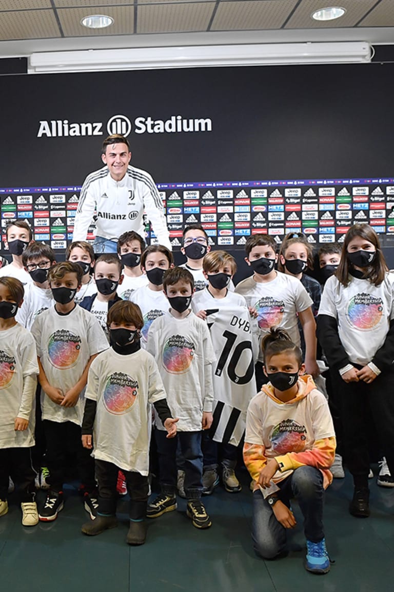 A great day with Dybala and the Junior Reporters!