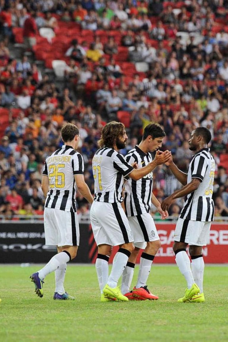 Five-star Juve sign off from Singapore in style