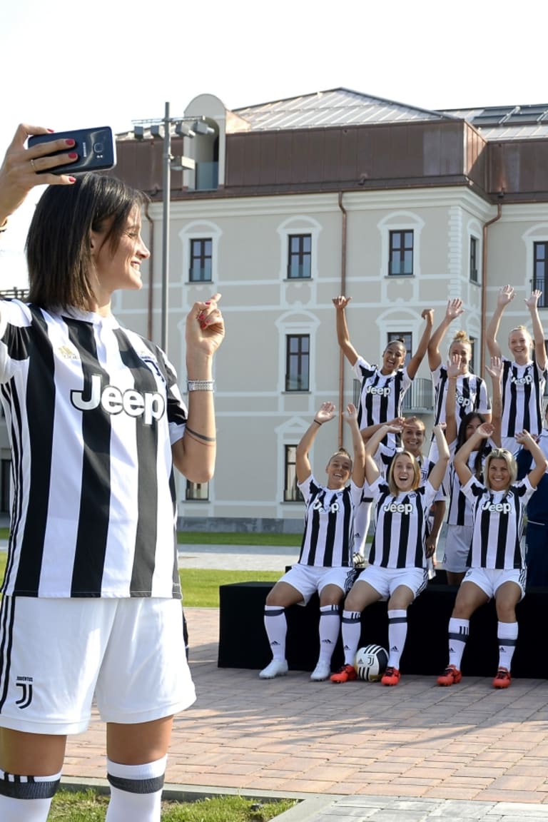Official team photo for the Juventus Women
