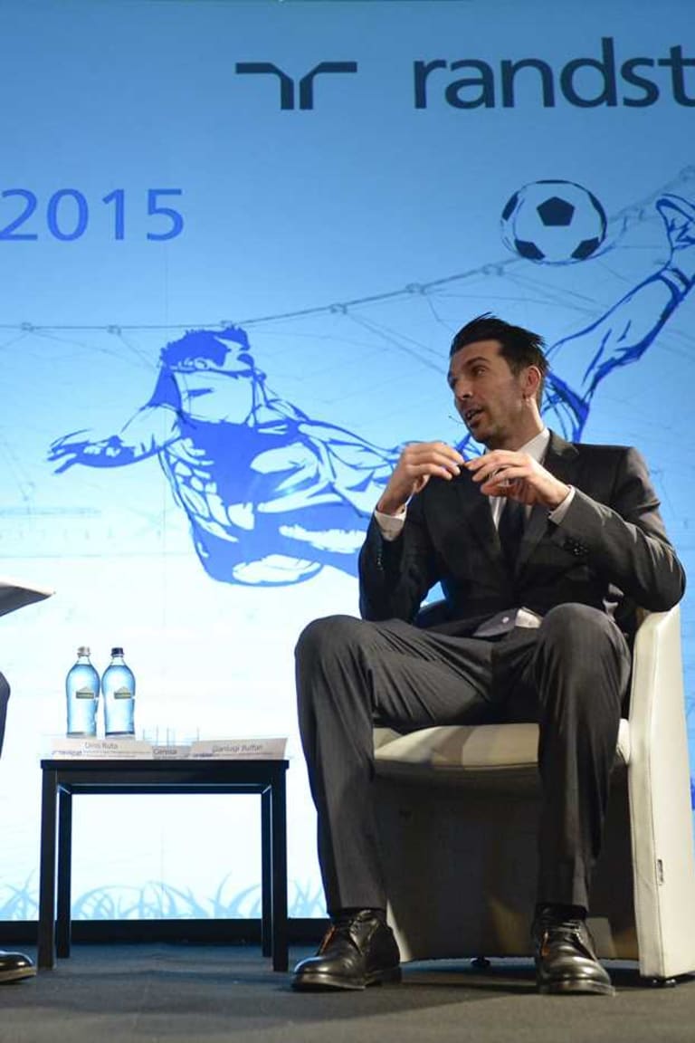 Buffon talks talent at Juventus Stadium