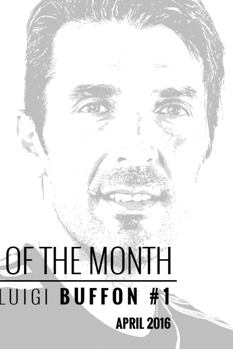 Buffon scoops April’s MVP award