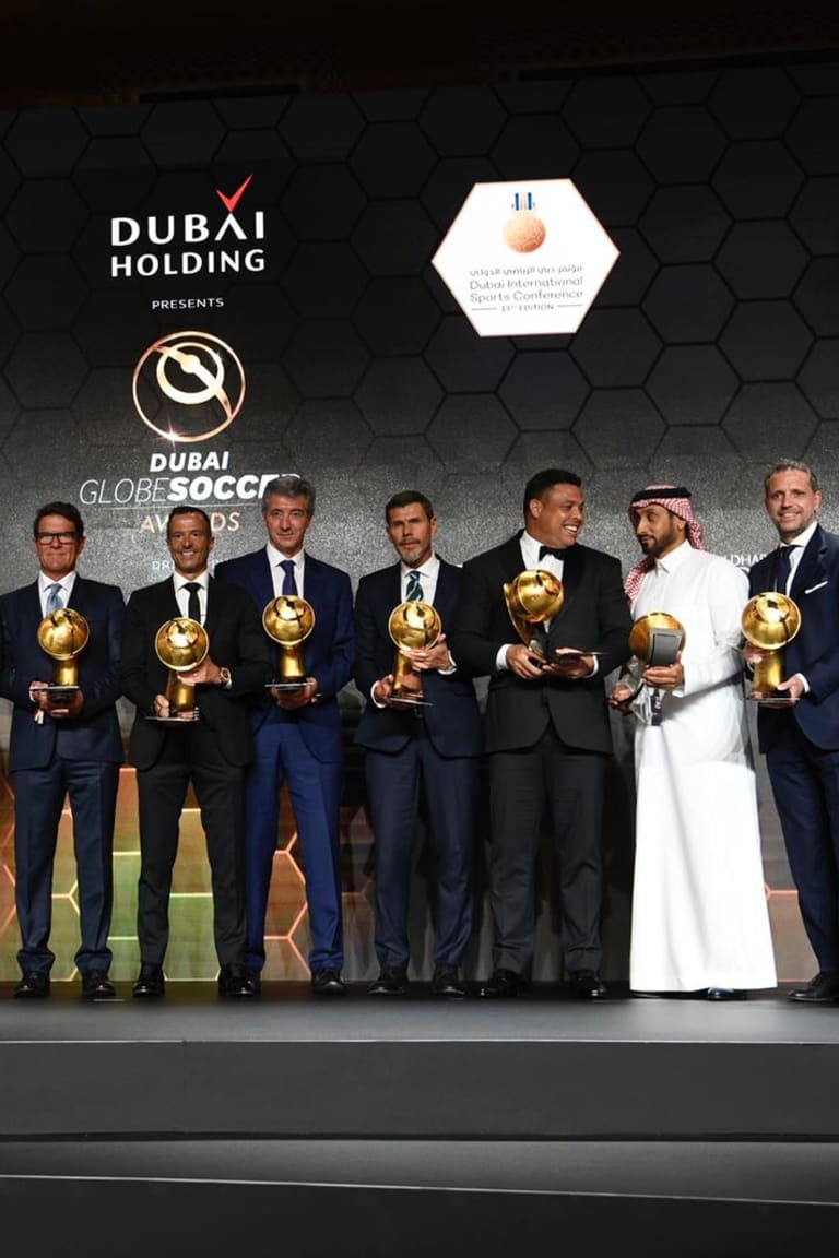Paratici, Ronaldo & Matuidi awarded at the Globe Soccer Awards