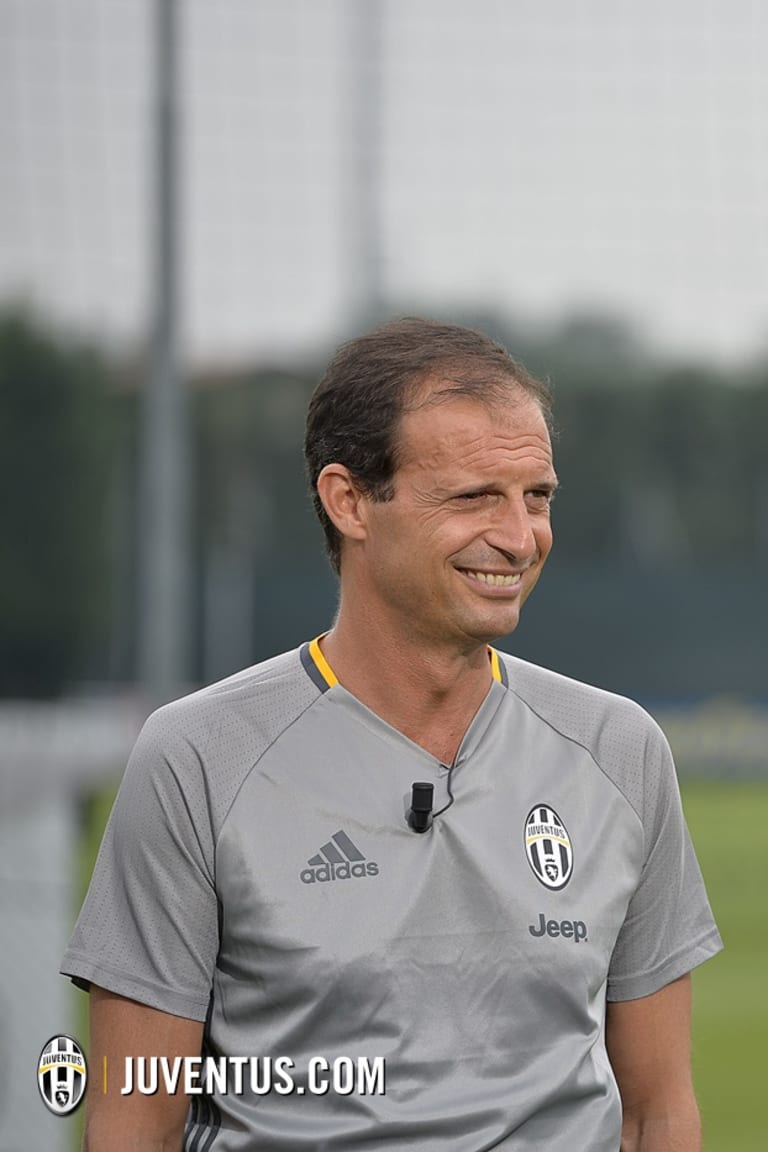 Allegri's first interview of 2016/17