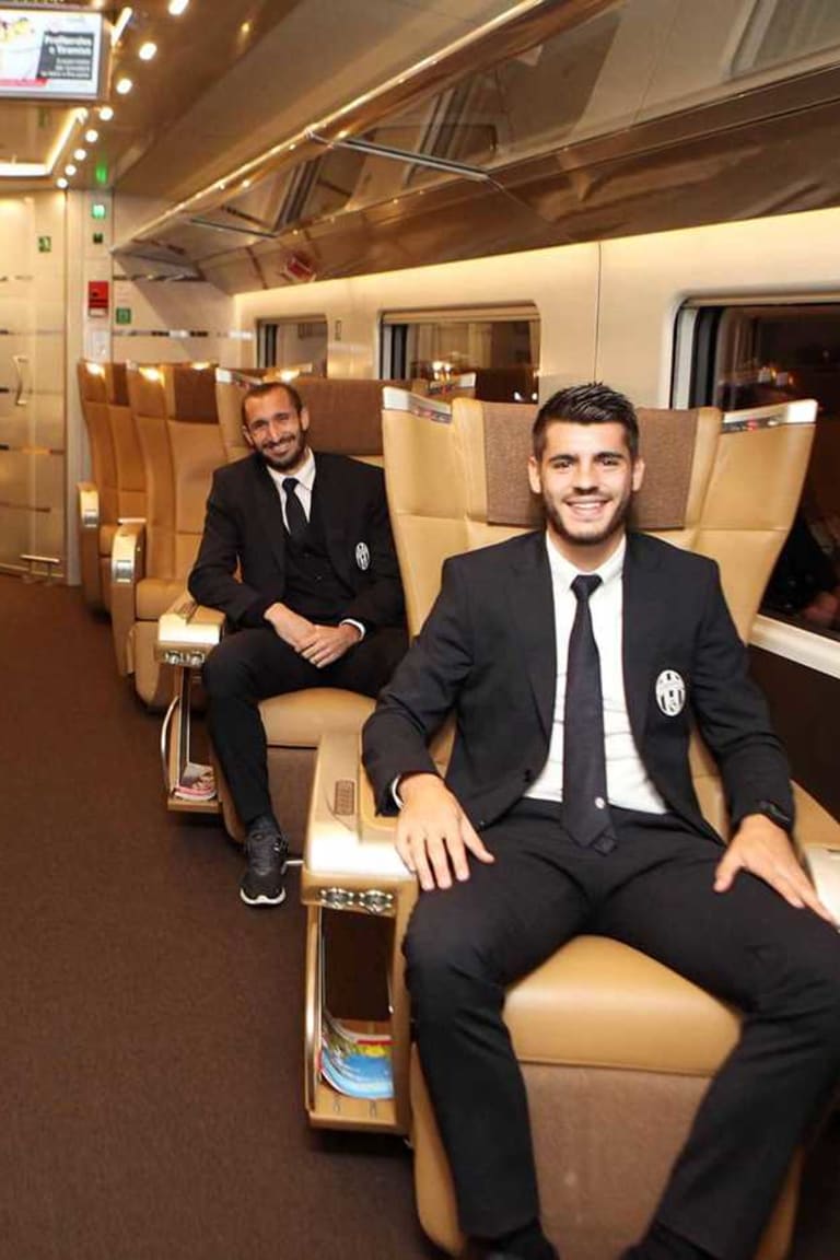 Frecciarossa fun for Juve quartet