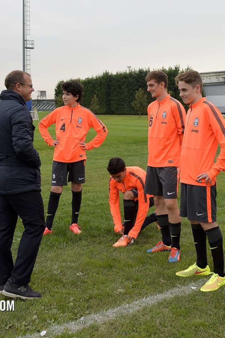 ‘Juventus For Talent’ winners train in Vinovo