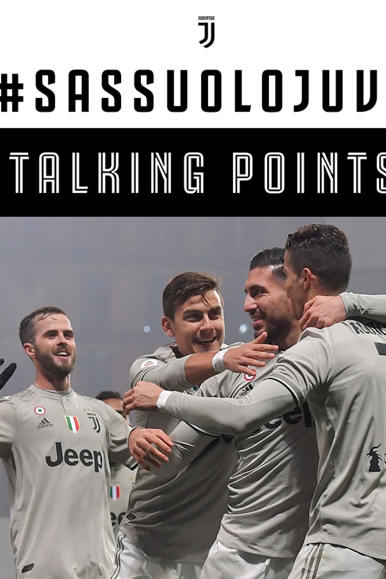 Sassuolo-Juve, Talking Points
