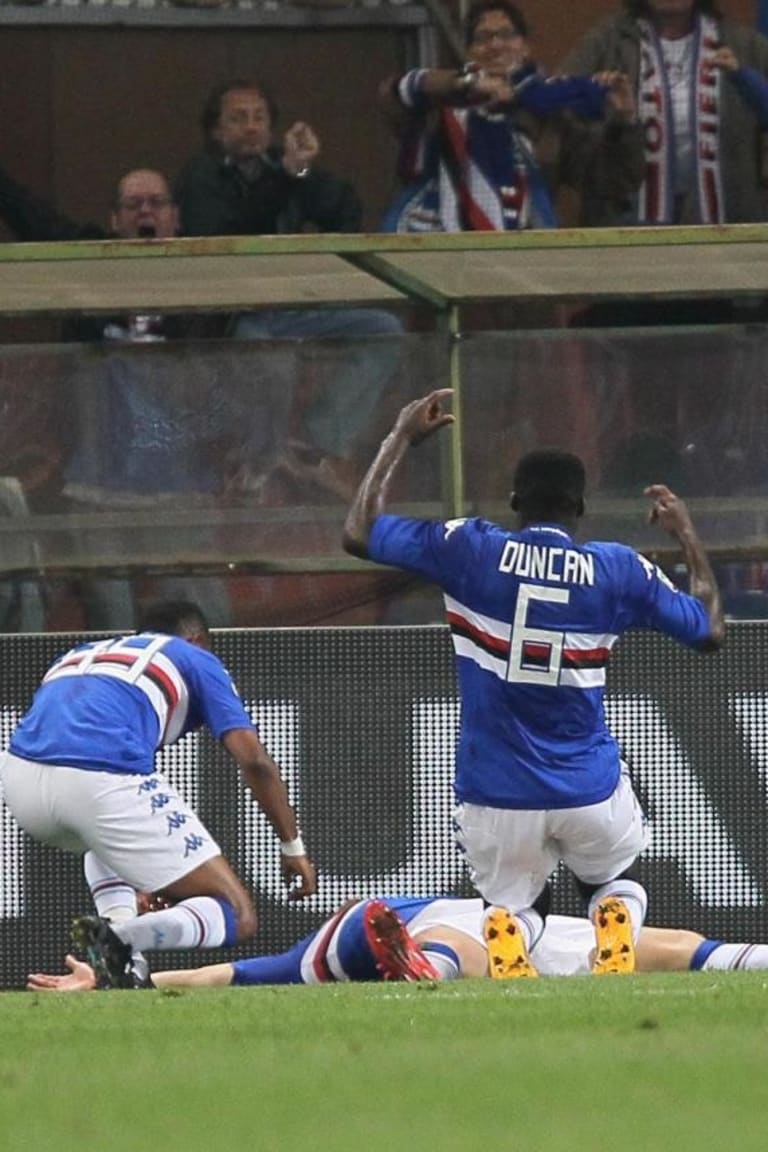 Sampdoria on home soil