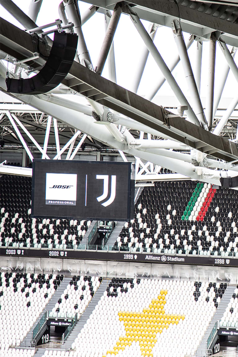 Juventus and Bose Professional bermitra