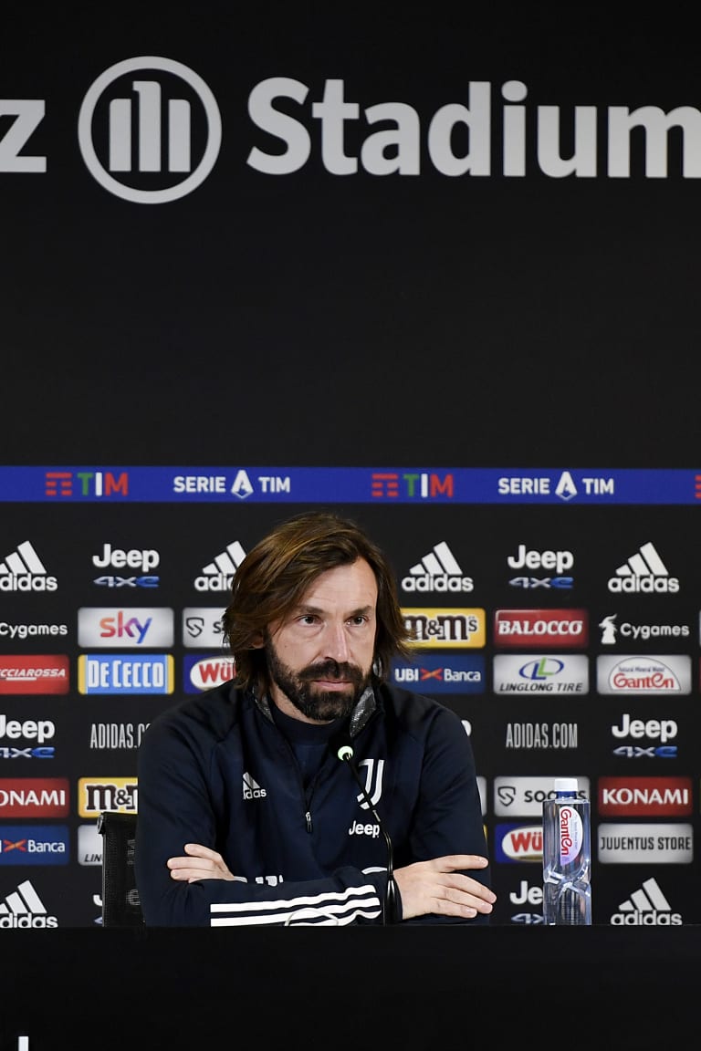 Mister Pirlo presenta Juve-Sassuolo