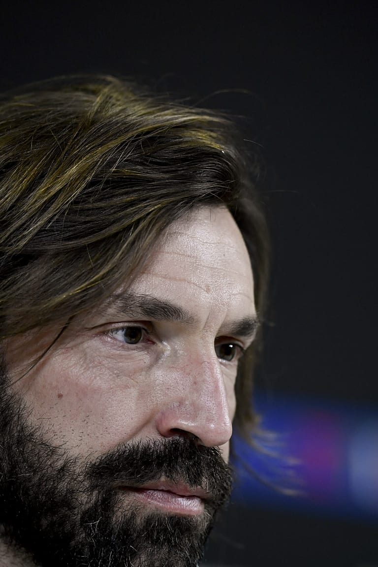 Mister Pirlo presenta Sampdoria-Juventus