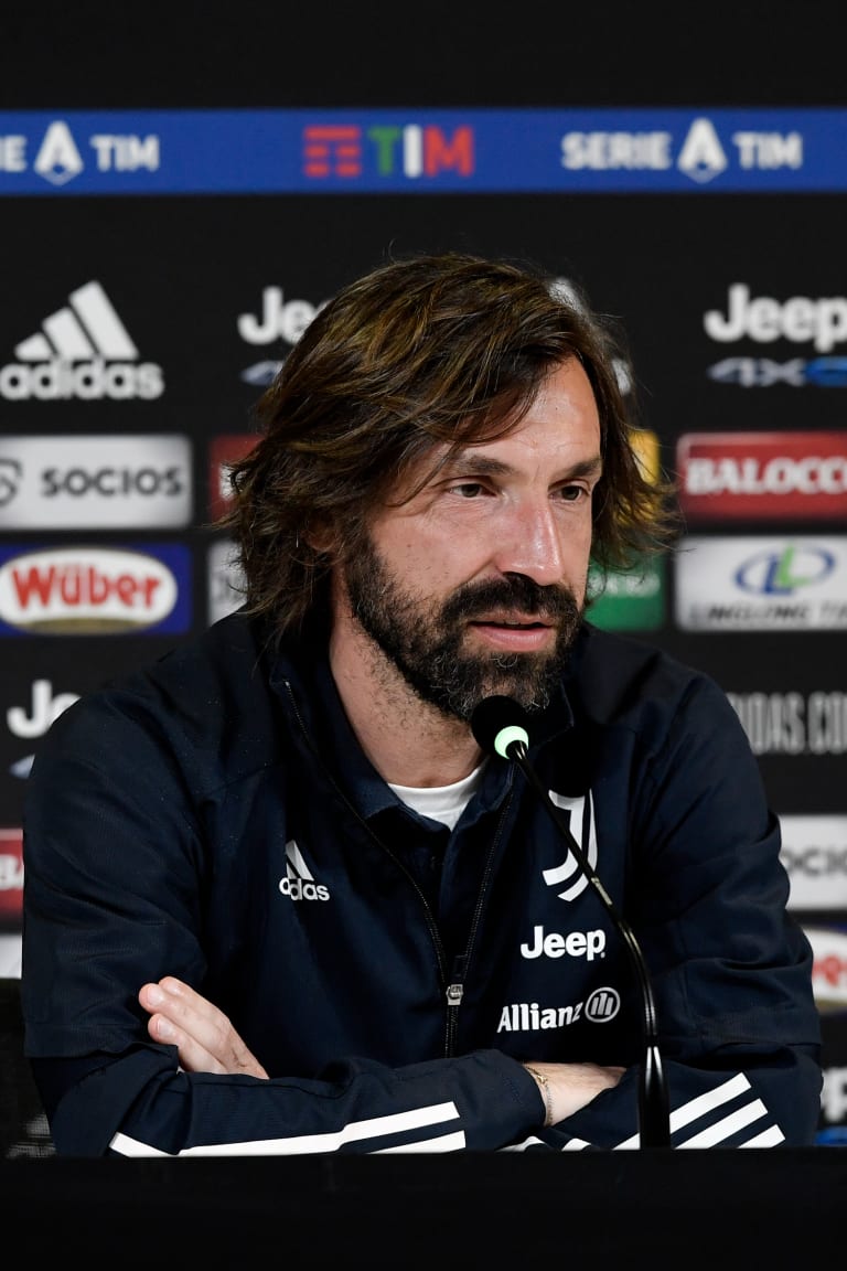 Mister Pirlo presenta Juventus-Milan