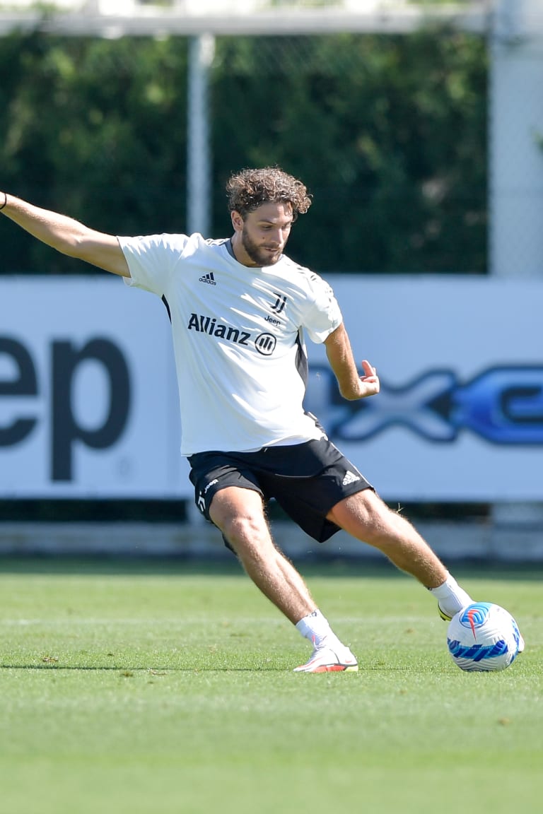 Latihan di bawah teriknya matahari Turin!