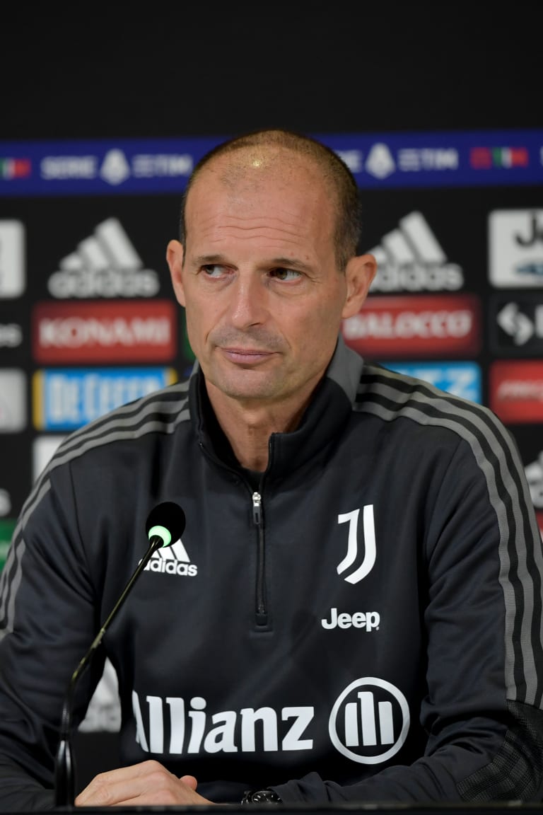 Allegri: «A Salerno per vincere»