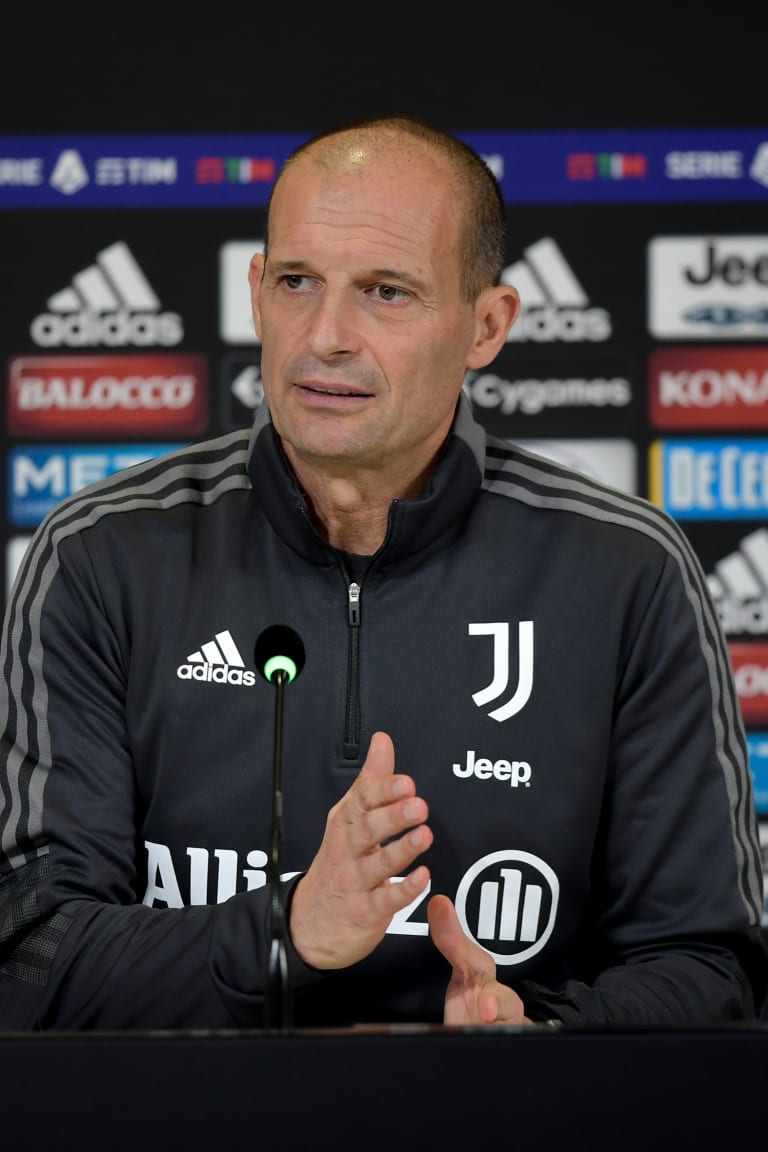 Allegri verso Juve-Udinese: «Partita da vincere»