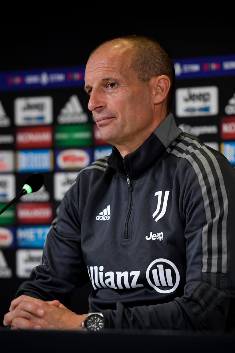 Allegri: "The goal remains the same"