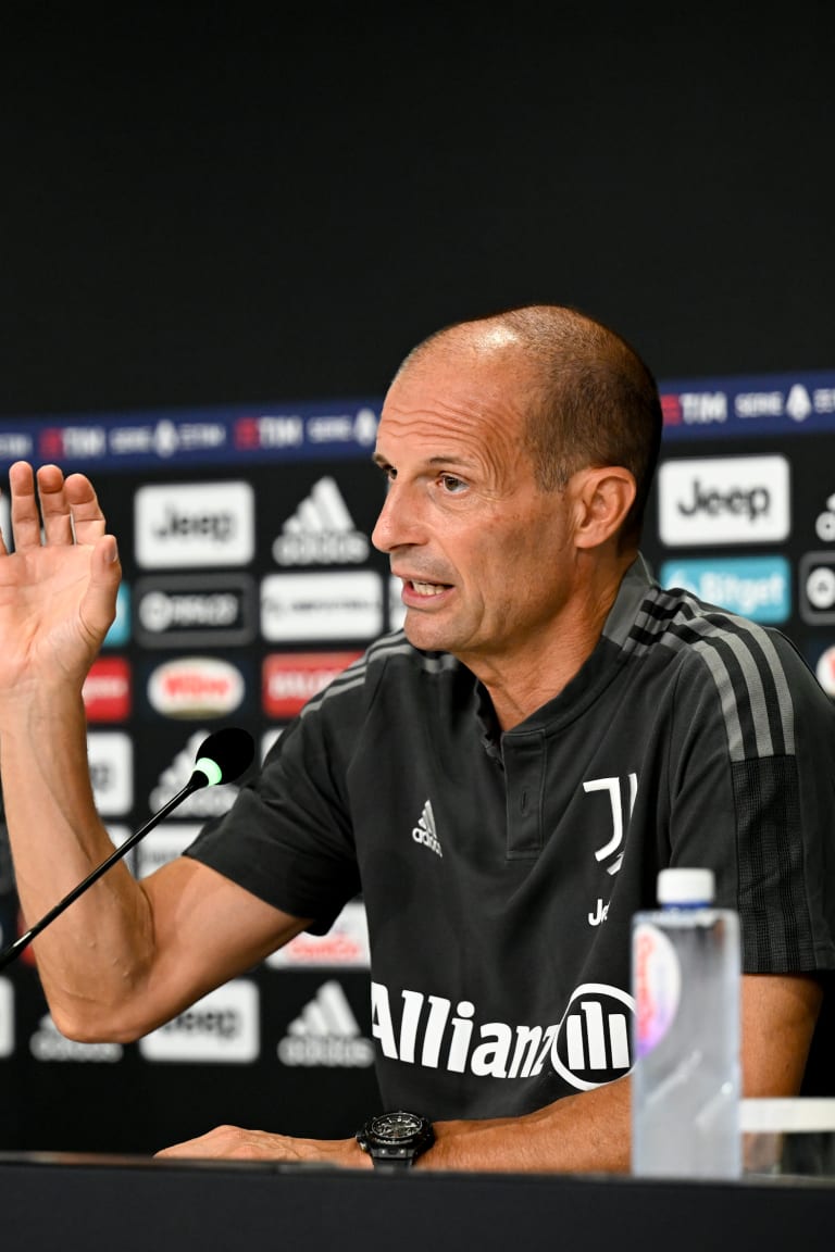 Allegri: «Contro lo Spezia dobbiamo prendere i 3 punti»