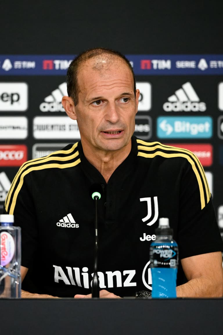 Allegri: «Dobbiamo fare un altro passo: battere il Verona»