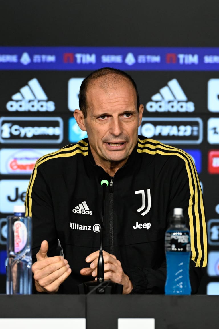 Allegri: “Ready to get going again”