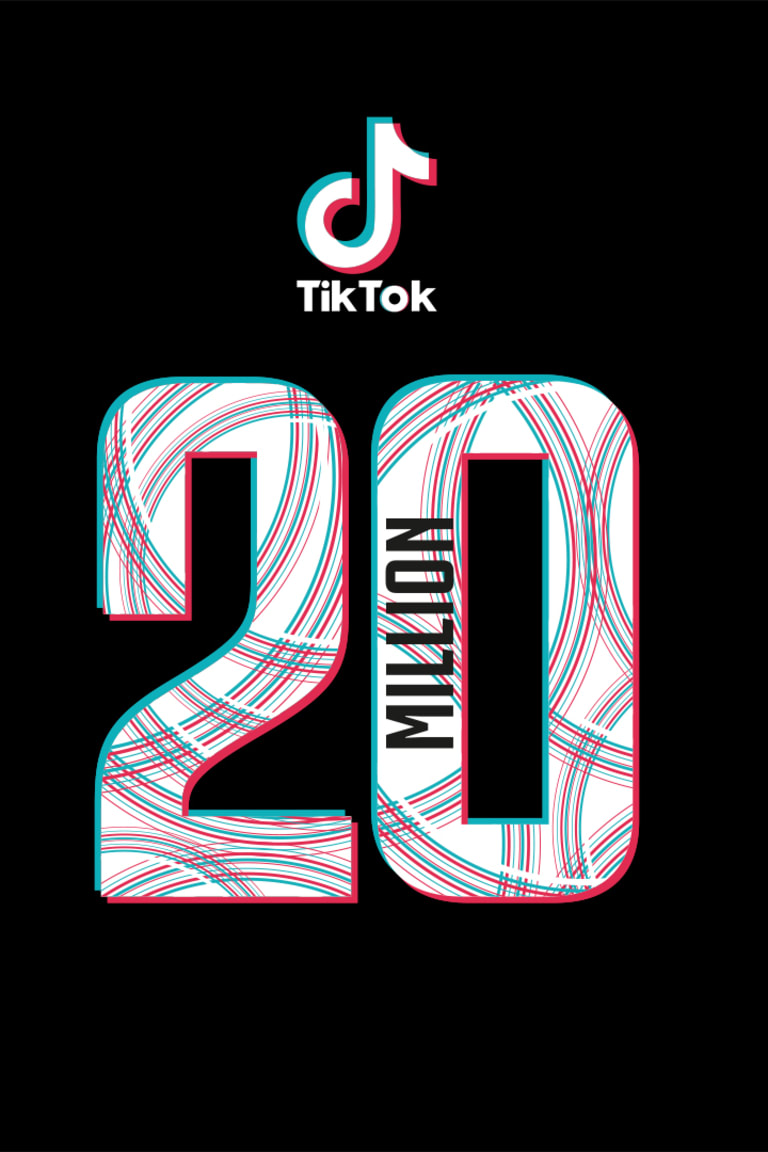 TIKTOK, WE ARE 20 MILLION!