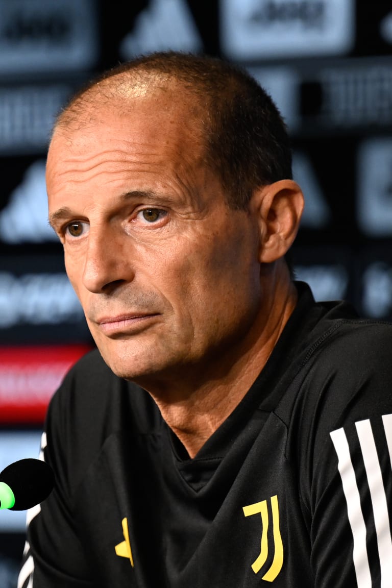 La conferenza stampa di Allegri alla vigilia di Juventus-Torino