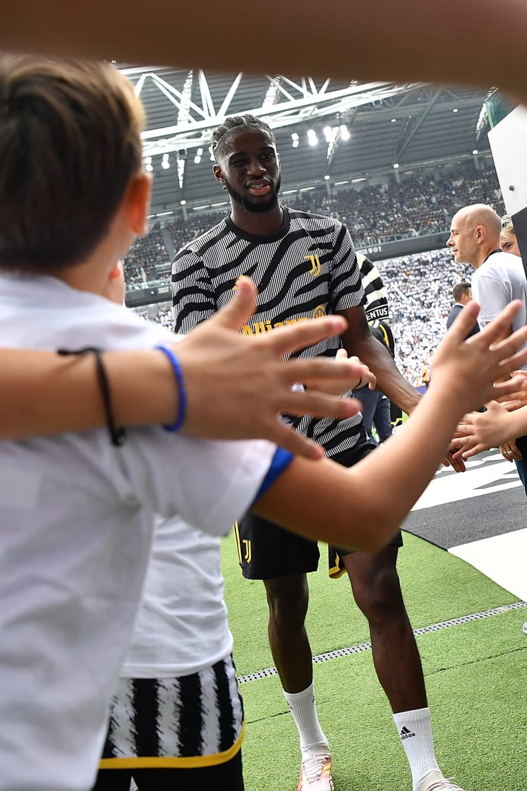 I giocatori della Juventus in campo oggi con la Nazionale