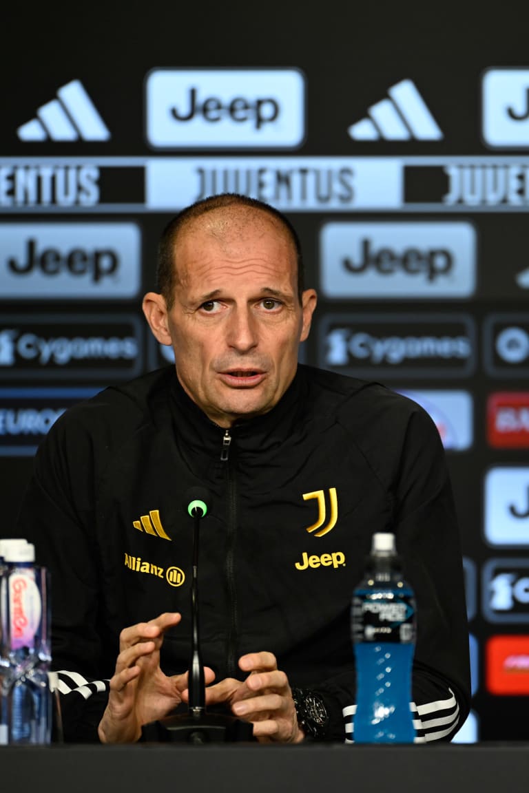 La conferenza stampa di Allegri alla vigilia di Cagliari-Juventus