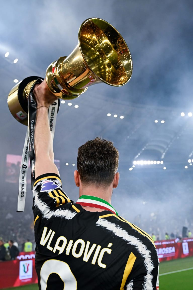 Dusan membuat sejarah di final Coppa Italia