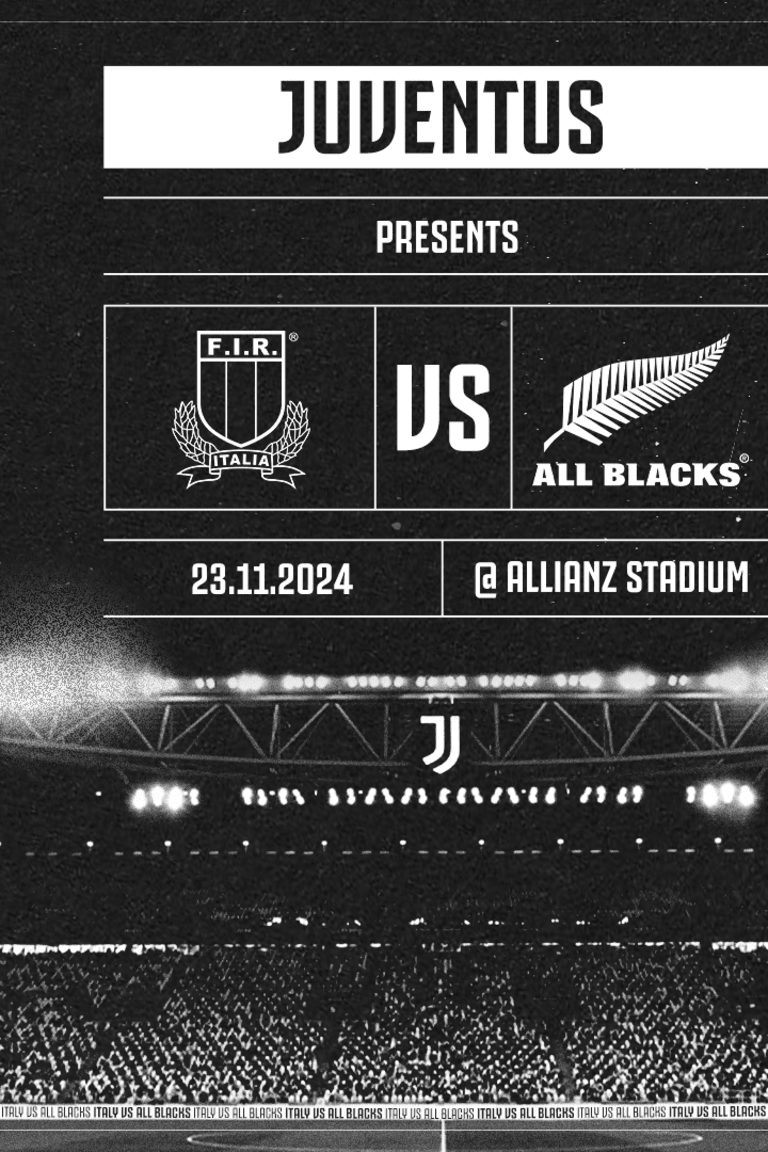 23 November: Juventus hosts major rugby spectacle in historic first for the Allianz Stadium!