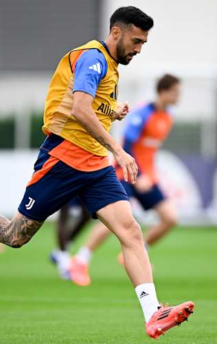 Juventus training ahead of Monza